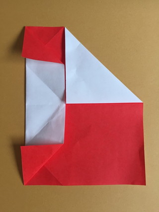 ハートの箸袋の折り方9-2